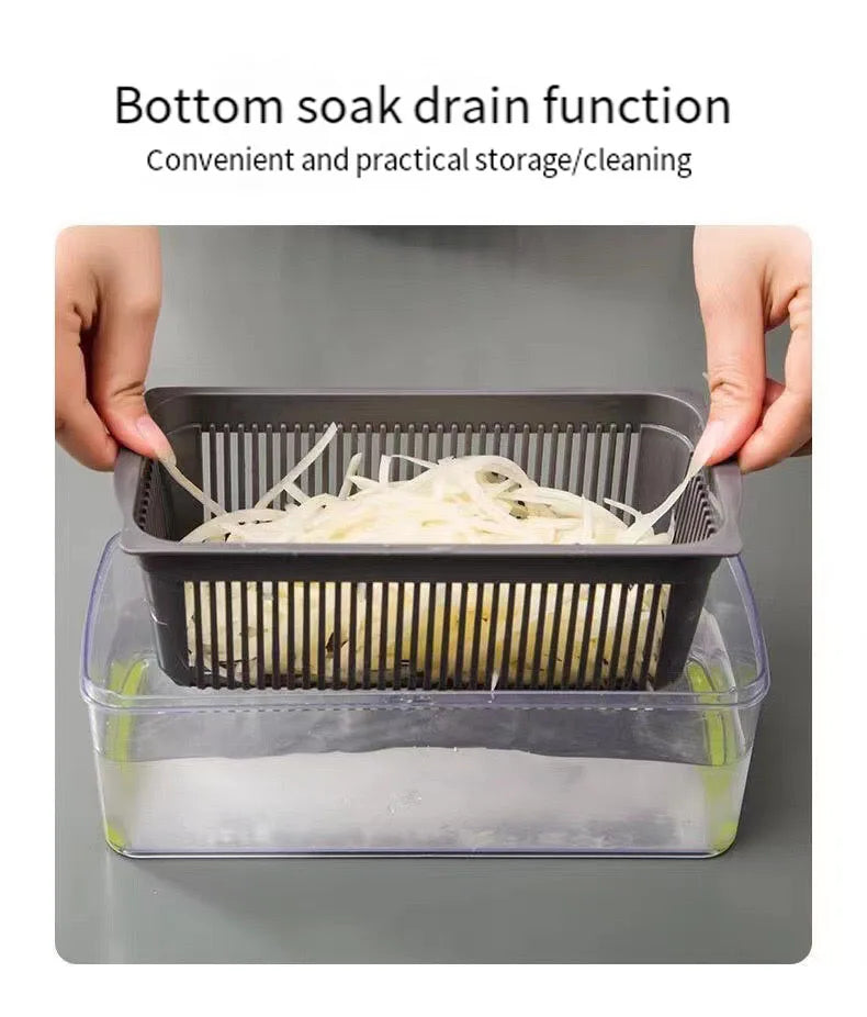 16-in-1 Multifunction Vegetable Chopper & Slicer Set