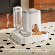 🐾 Automatic Gravity Pet Feeder & Water Dispenser Set | Large Capacity Food & Water Station for Cats & Small Dogs