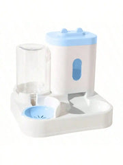 🐾 Automatic Gravity Pet Feeder & Water Dispenser Set | Large Capacity Food & Water Station for Cats & Small Dogs