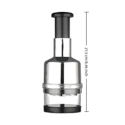 Premium Stainless Steel Garlic Press & Mini Food Chopper