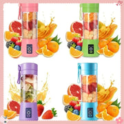 Portable Electric Handheld Blender Rechargeable Fruit Juicer Cup Mini Mixer for Smoothies Milkshakes