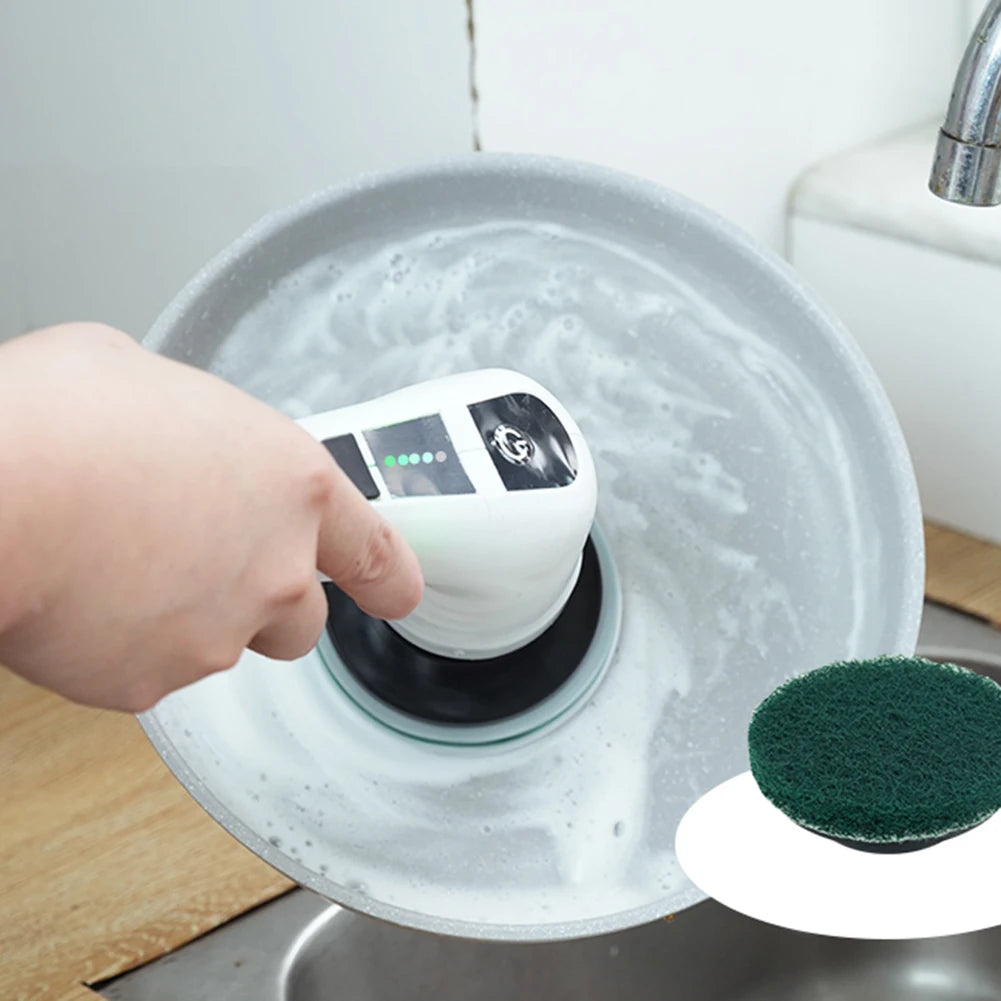 Cordless Electric Spin Scrubber – 3-in-1 Cleaning Brush