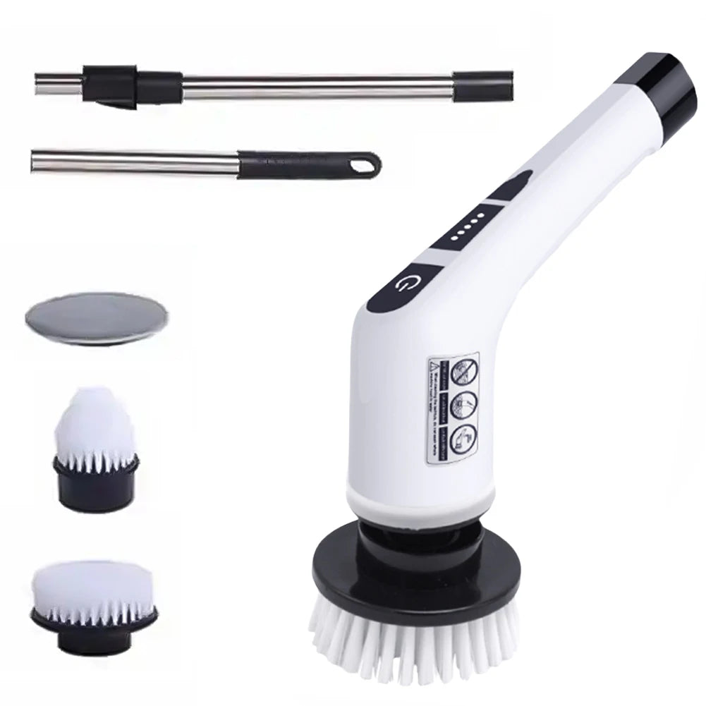 Cordless Electric Spin Scrubber – 3-in-1 Cleaning Brush