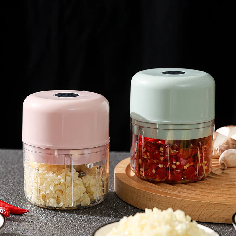 🔪 USB Rechargeable Mini Electric Food Chopper | Garlic, Meat & Vegetable Processor