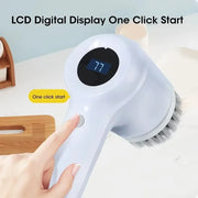 ✨ Cordless Electric Spin Scrubber | Rechargeable 5-in-1 Cleaning Brush for Bathroom, Kitchen & Car