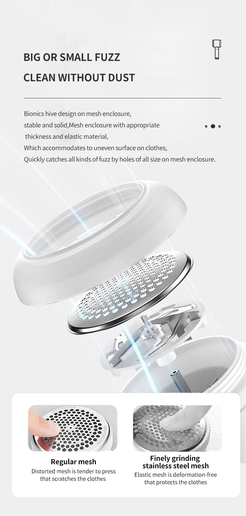 ✨ Rechargeable Electric Lint Remover | Portable Fabric Shaver for Clothes, Sweaters & Upholstery