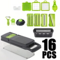 16-in-1 Multifunction Vegetable Chopper & Slicer Set