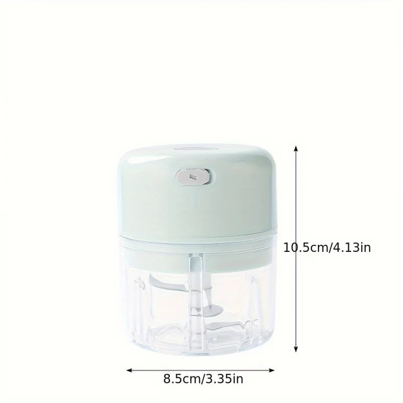 🔪 USB Rechargeable Mini Electric Food Chopper | Garlic, Meat & Vegetable Processor