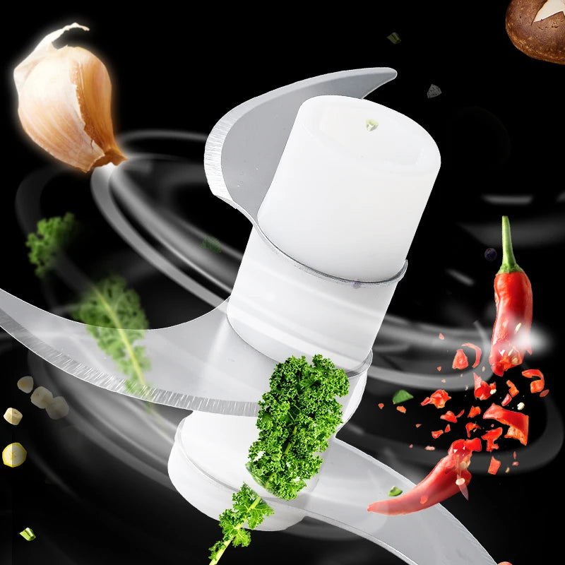 🔪 USB Rechargeable Mini Electric Food Chopper | Garlic, Meat & Vegetable Processor