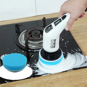 Cordless Electric Spin Scrubber – 3-in-1 Cleaning Brush