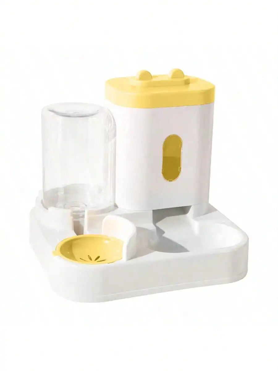 🐾 Automatic Gravity Pet Feeder & Water Dispenser Set | Large Capacity Food & Water Station for Cats & Small Dogs