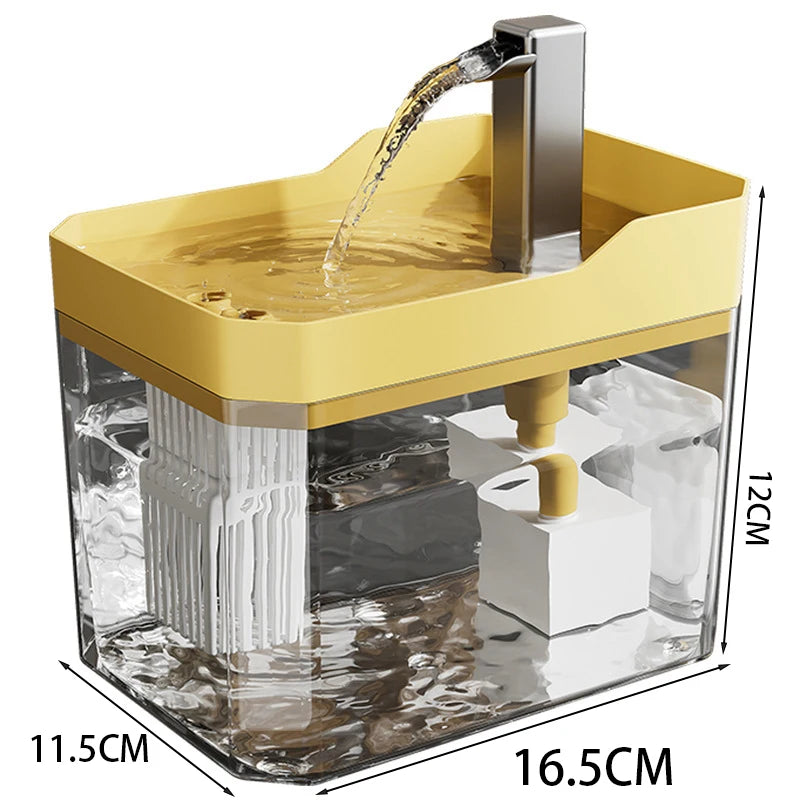 🐾 1.5L Automatic Pet Water Fountain | Ultra-Quiet Filtered Water Dispenser for Cats & Dogs