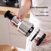 Premium Stainless Steel Garlic Press & Mini Food Chopper