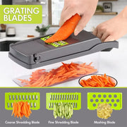 16-in-1 Multifunction Vegetable Chopper & Slicer Set