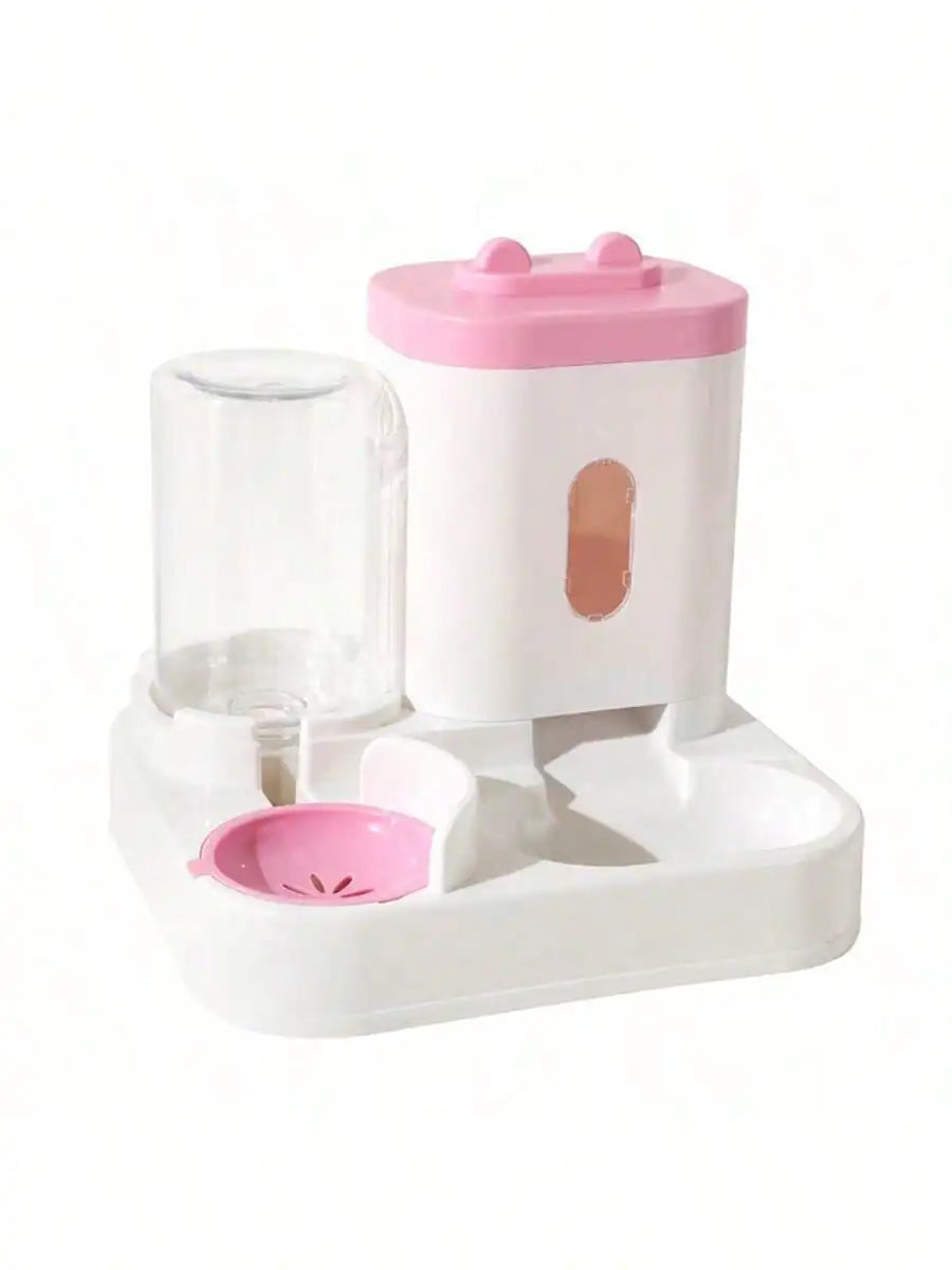 🐾 Automatic Gravity Pet Feeder & Water Dispenser Set | Large Capacity Food & Water Station for Cats & Small Dogs