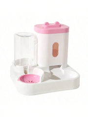 🐾 Automatic Gravity Pet Feeder & Water Dispenser Set | Large Capacity Food & Water Station for Cats & Small Dogs