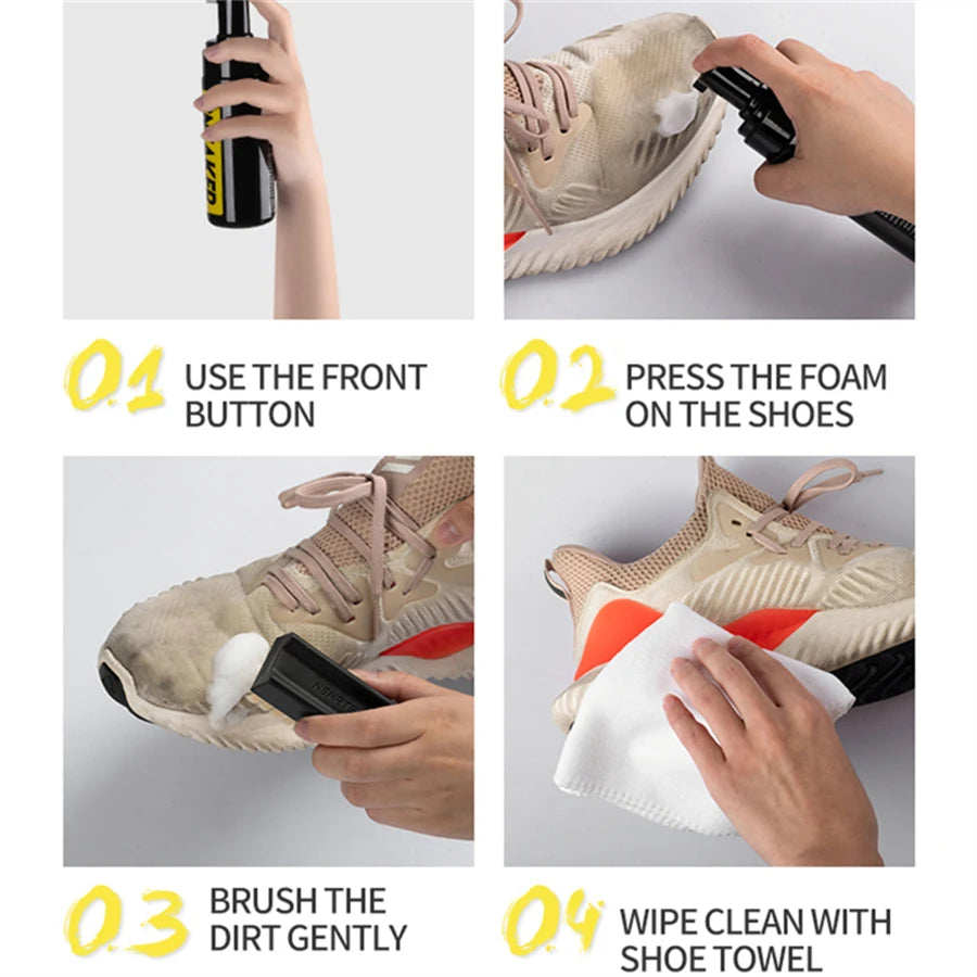 Premium Sneaker Cleaner Kit – Safe for Leather, Suede, Canvas & More