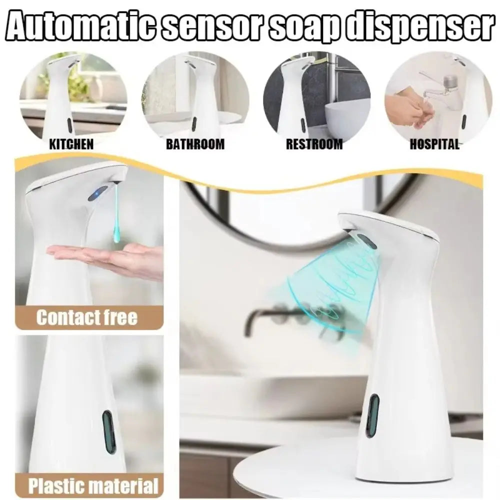 Automatic Touchless Soap Dispenser – Rechargeable & Waterproof