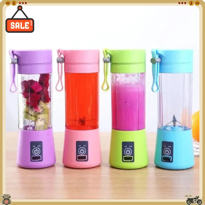 Portable Electric Handheld Blender Rechargeable Fruit Juicer Cup Mini Mixer for Smoothies Milkshakes