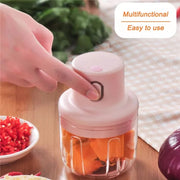 🔪 Electric Mini Food Chopper | Garlic, Meat & Vegetable Processor
