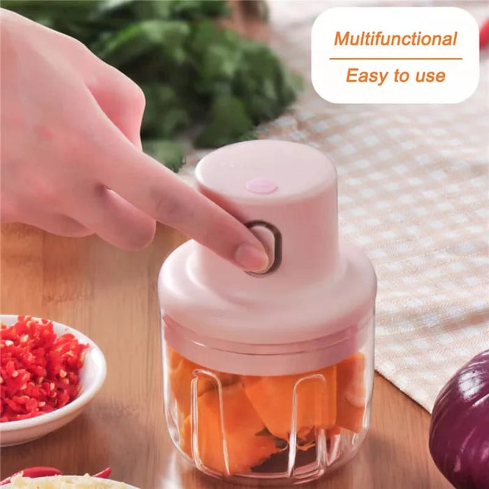 🔪 Electric Mini Food Chopper | Garlic, Meat & Vegetable Processor