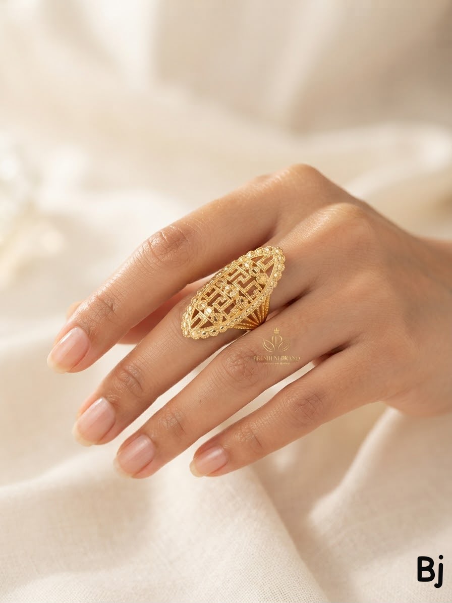 Elegant Gold-Plated Rings for Women – 6 Premium Designs