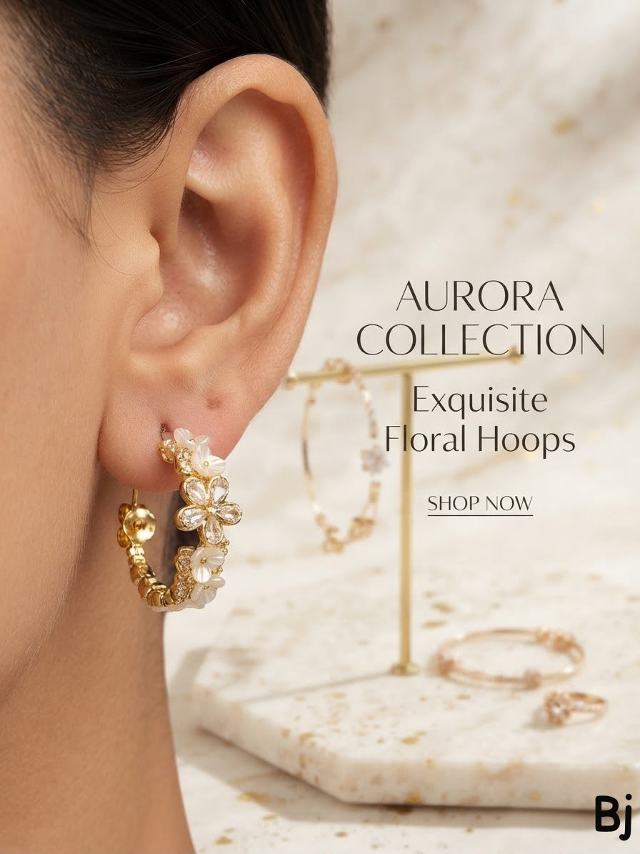 Fancy Beautiful China Flower Design Zircon Stones Balli For Her