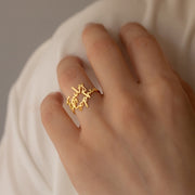 Personalized Customized Name Rings for Her – Adjustable & Premium Quality