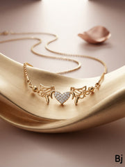 Triple Amour necklace – worn