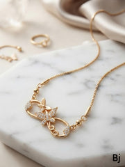 Butterfly Grace necklace – worn