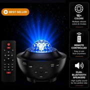 Smart RGB Galaxy Light with Bluetooth Speaker🎵