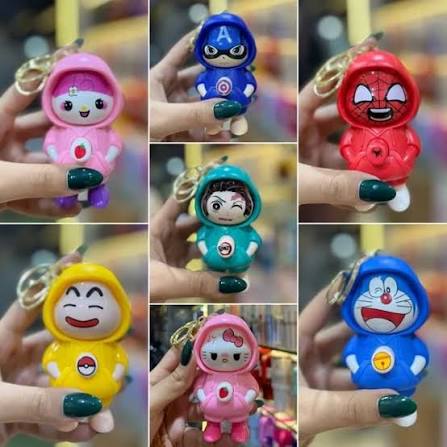 Cute Character Mini Keychain Figures – Collectible Toy Charms🧸         (SAVE 250+ ON  PACK OF 5 AND 3)
