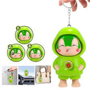 Cute Character Mini Keychain Figures – Collectible Toy Charms🧸