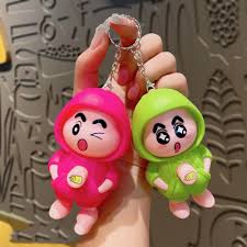 Cute Character Mini Keychain Figures – Collectible Toy Charms🧸