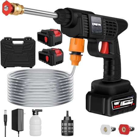 Powerful Cordless Car Washer With Dual Battery🤩